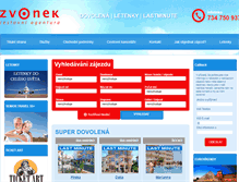 Tablet Screenshot of cazvonek.cz
